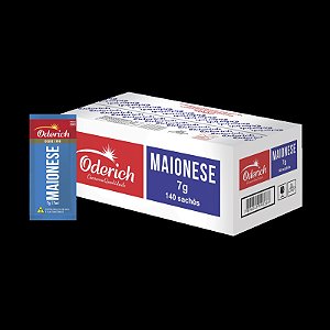 Maionese Oderich Sachê 7g - Caixa com 140un