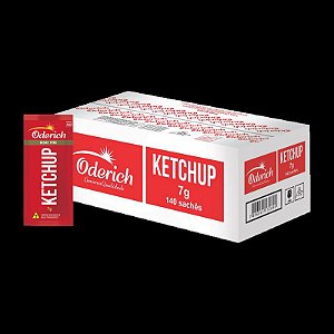 Ketchup Oderich Sachê 7g - Caixa com 140un