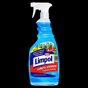 Limpa-Vidros Limpol 4 em 1 com Gatilho 500ml