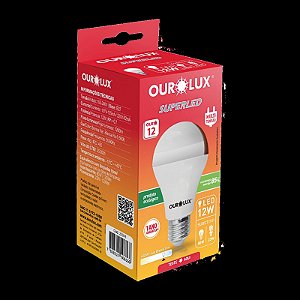 Lâmpada Led 12W Bivolt - Luz Branca