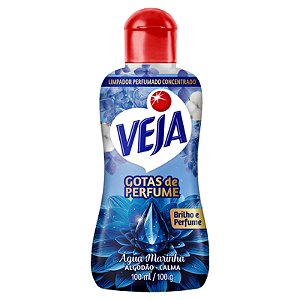Limpador Perfumado Veja Concentrado Água Marinha (Algodão) 100ml