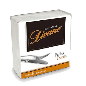 Guardanapo Divano Crepe 29,5x29,5cm - Caixa Fechada c/40 Pacotes