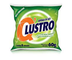 Lã de Aço Q Lustro c/ 8 un 60g