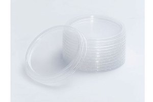 Tampa p/ Pote PP Transparente Liso Altacopo 500ml 20x50un