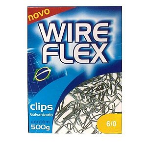 Clipes Galvanizados Wire Flex 6/0 500g