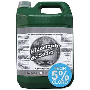 Hipoclorito de Sódio Remove Limo e Manchas 6% 5L