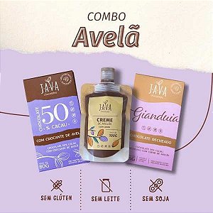 KIT Chocolates  AVELÃ - Combo com 3 produtos da linha avelã