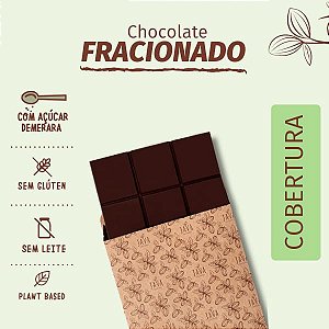 Chocolate Fracionado Meio Amargo 1 kg - Sem glúten, sem leite, vegano