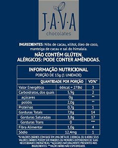 Loja Online Java Chocolates