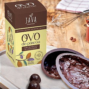 OVO DE PASCOA ZERO LACTOSE DUO CARAMELO - 200g - 70% cacau com caramelo crocante e cremoso