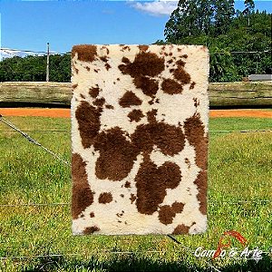 Pelego Pintado Lã Socada Forrado