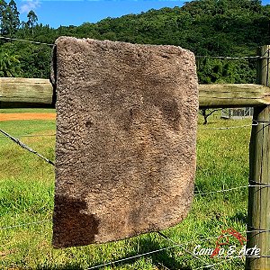 Pelego Mouro Bragado Lã Socada Forrado 65x90