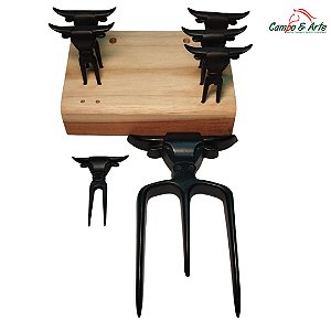 Kit Tridente Black c/ 6 garfinhos