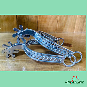 Espora Inox Torcida - Roseta cata vento(ZF)5505