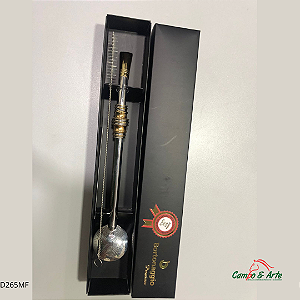 Bomba de Chimarrão Premium Aço Inox Mil Furos