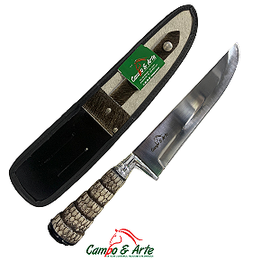 Faca Aço Inox Cabo Rabo de Tatu