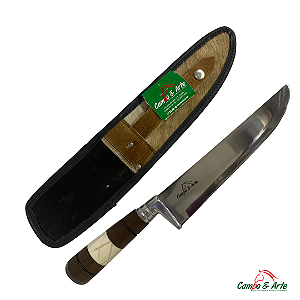 FACA AÇO INOX CB MISTO MADEIRA E OSSO
