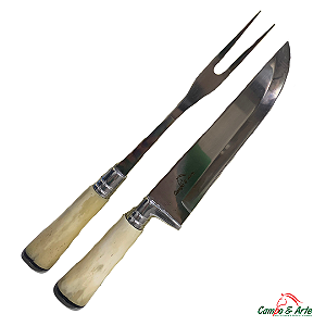 CONJ FACA/GARFO CABO DE OSSO