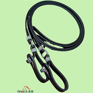 Rédea aberta couro de sola