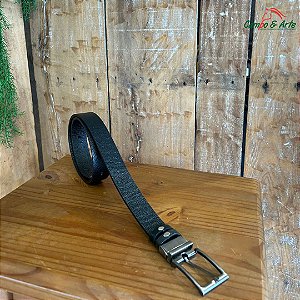 Cinto Masculino Couro Legítimo - 2 em 1