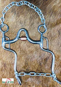 Freio Perna S Inox c/ coscorra em cobre(ZF)1802