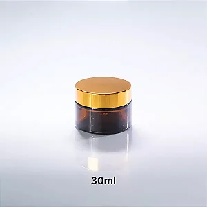 Pote De Vidro Âmbar Para Creme 30ml