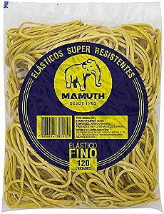 Elástico Borracha Latex Para Dinheiro N18 120 Unidades 100g
