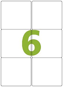 Etiqueta A4 99,1 X 93,1 A4366 100 Folhas 600 Etiq Ca4366 A4 6