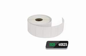 10 rolos Etiqueta Térmica Adesiva 40x25 Eco 1.000 etiquetas por rolo - Zebra, Argox, Elgin, Tomate, Zetex, Datamax...