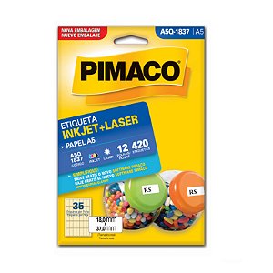 Etiqueta A5q-1837 Com 420 Unidades Pimaco