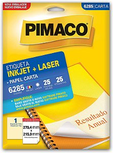 Etiqueta Pimaco Inkjet+laser Branca Carta 6285