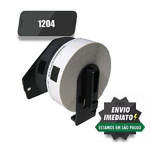 10 Rolos Etiqueta Dk 1204 Compatível P/ QL800 + Suporte