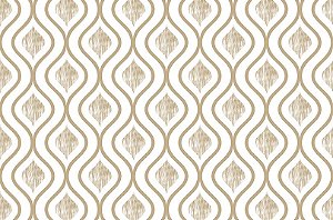 Papel De Parede Adesivo 45cm x 10 metros Arabesco Savoy Bronze