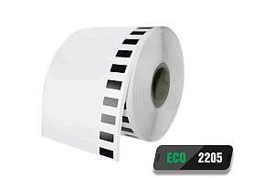 Rolo Dk 2205 ECO Etiqueta Adesiva Compativel Brother QL 62mm x 30m Dk2205