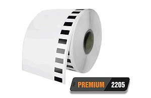 Rolo de Etiqueta Adesiva Premium Dk 2205 Com Filme Adesivo Á Prova D'água
