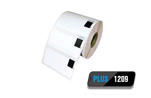 50 rolos de Etiqueta Adesiva Dk 1209 PLUS 62x29 Compatível Brother QL