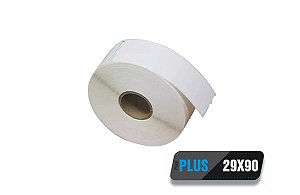 20 rolos de Etiqueta Térmica Adesiva Plus 29x90 (mm) 400 etiquetas por rolo - Zebra, Argox, Elgin...