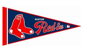 Placa Decorativa Flag Americana Esporte Baseball MLB Boston Red Sox