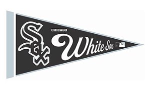 Placa Decorativa Flag Americana Esporte Baseball Chicago White Sox