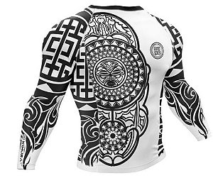 Camisa Térmica Compressão Fitness Treino Jiu Jitsu Maori