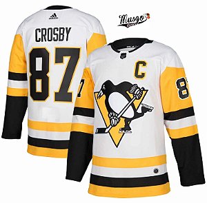 Camisa Hockey NHL Pittsburgh penguins Crosby #87 white