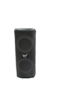 caixa de som portatil AL 6091 cor preta