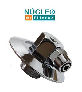 Niple Regulagem 1/2 para Mangueira 3/8 com Canopla
