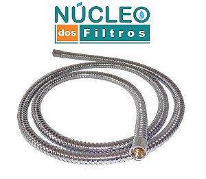 Tubo Capa Flexível Cromado Mangueira 3/8 (grossa)