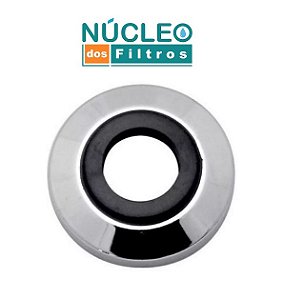 Canopla 1/2" p/Torneiras e Adaptadores c/Anel de Borracha em ABS