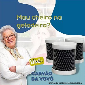 DESODORIZADOR DE GELADEIRA CARVÃO DA VOVÓ
