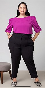 Blusa Manga com Pregas