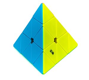 Cubo Mágico Profissional Pyraminx QiYi Pirâmide sem adesivo