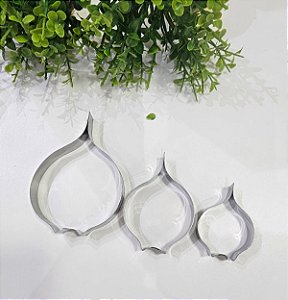 Cortador Copo de Leite Inox 3 Peças