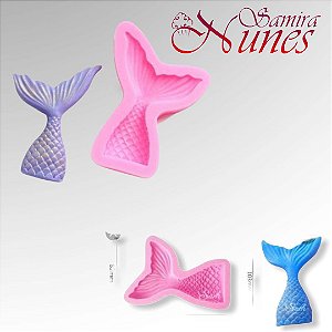 Molde de Silicone Calda Sereia Maior
